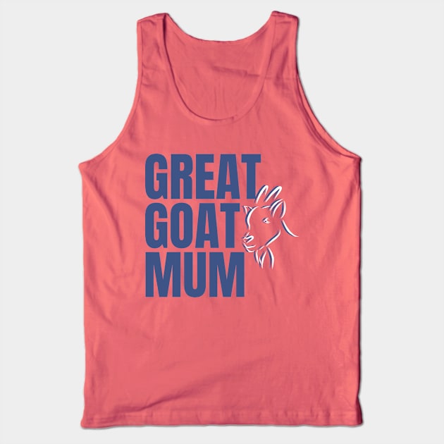 Goat Mum Tank Top by Nice Surprise